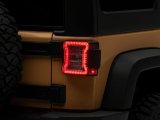 Raxiom 07-18 Jeep Wrangler JK LED Tail Lights- Clear Housing- Clear Lens thumbnail 1