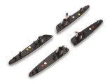 Raxiom 05-13 Chevrolet Corvette C6 Axial Series LED Side Markers- Smoked thumbnail 2