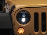 Raxiom 07-18 Jeep Wrangler JK Axial Series DB1 LED Headlights- Black Housing- Clear Lens thumbnail 1