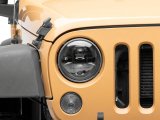 Raxiom 07-18 Jeep Wrangler JK Axial Series DB1 LED Headlights- Black Housing- Clear Lens thumbnail 7