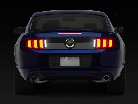 Raxiom 13-14 Ford Mustang CXR Series LED Tail Lights- Black Housing- Smoked Lens thumbnail 3