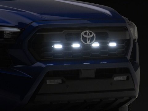 Raxiom 24-26 Toyota Tacoma Pre Runner/ TRD Off-Road/ TRD Sport White LED Grille Light- Clear Lens thumbnail 5
