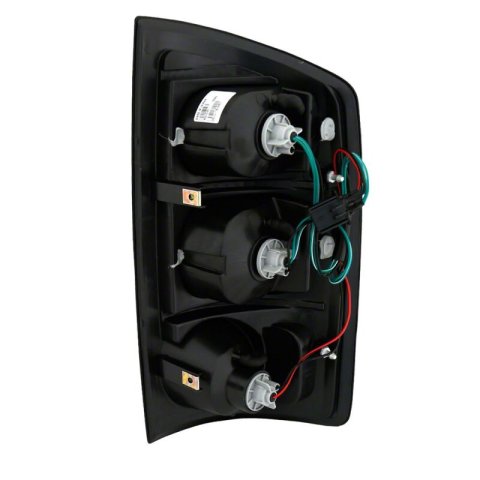 Raxiom 02-05 Dodge RAM 1500 Axial Series Tail Lights- Black Housing- Red/Clear Lens thumbnail 2