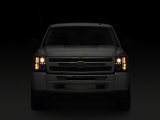 Raxiom 07-13 Chevrolet Silverado 1500 LED Halo Projector Headlights- Black Housing- Clear Lens thumbnail 9