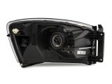 Raxiom 06-08 Dodge RAM 1500 Axial Series Euro Headlights- Black Housing- Clear Lens thumbnail 6
