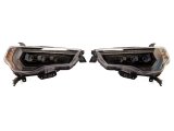 Raxiom 14-24 Toyota 4Runner CXR Series LED Headlights with Amber DRL- Black Housing- Clear Lens thumbnail 4