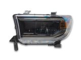 Raxiom 07-13 Toyota Tundra CXR Series LED Projector Headlights- Black Housing- Clear Lens thumbnail 4