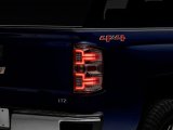 Raxiom 14-18 Chevrolet Silverado 1500 LED Tail Lights/Seq Turn Signals- Chrome- Clear Lens thumbnail 1