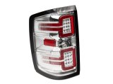Raxiom 14-18 Chevrolet Silverado 1500 LED Tail Lights/Seq Turn Signals- Chrome- Clear Lens thumbnail 4
