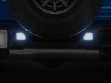 Raxiom 18-26 Jeep Wrangler JL Clear LED Rear Bumper Reflector Lights- White LED thumbnail 1