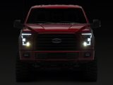 Raxiom 15-17 Ford F-150 XR Series LED Projector Headlights with DRL- Black Housing- Clear Lens thumbnail 3