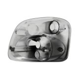 Raxiom 01-03 Ford F-150 Flareside Axial Series Version 2 Tail Lights- Black Housing- Clear Lens thumbnail 2
