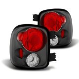 Raxiom 99-02 Chevrolet Silverado 1500 Stepside Axial Series Tail Lights- Black- Smoked Lens thumbnail 1
