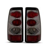 Raxiom 03-06 Chevrolet Silverado 1500 Fleetside Axial Series Tail Lights- Black- Smoked Lens thumbnail 1