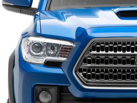Raxiom 16-23 Toyota Tacoma Axial Series OE Replmnt Headlights- Chrome- Clear Lens thumbnail 4