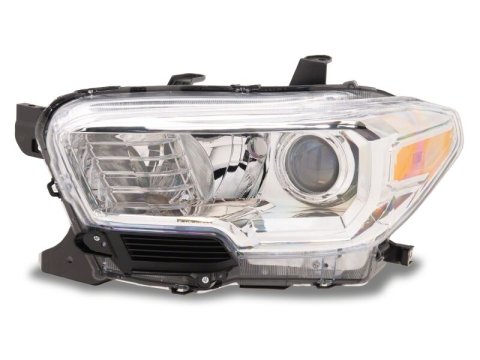 Raxiom 16-23 Toyota Tacoma Axial Series OE Replmnt Headlights- Chrome- Clear Lens thumbnail 5