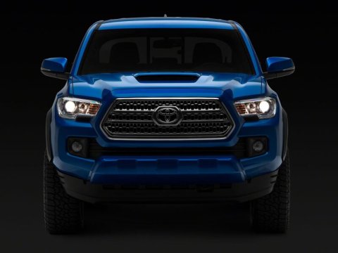 Raxiom 16-23 Toyota Tacoma Axial Series OE Replmnt Headlights- Chrome- Clear Lens thumbnail 6