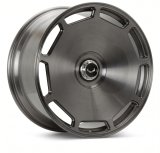 Vossen Forged GEN-6 - FLOATING CAP - 24x10 - ET10 - 5x120 - 72.56 - BRUSHED DARK SMOKE - GHOST II R thumbnail 1