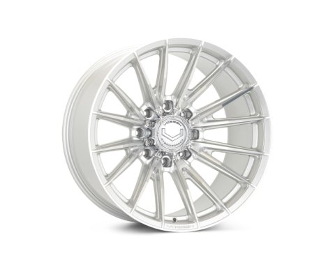 Vossen HFX-2 20x10 - 8x170 - ET18 - Super Deep Face - 125.1 - Silver Polished Wheel
