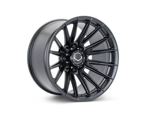 Vossen HFX-2 22x12 - 8x180 - ET44 - Ultra Deep Face - 124.3 - Satin Black Wheel