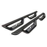 Westin 24-26 Toyota Land Cruiser Outlaw Drop Nerf Step Bars Textured Black thumbnail 1