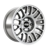 BBS TS-M 17x9in - 6x139.7 - 106.1 CB - ET0 - Satin Silver Wheel thumbnail 2