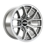 BBS TS-P 17x9in - 6x139.7 - 106.1 CB - ET0 - Satin Silver Wheel thumbnail 2