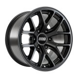 BBS TS-P 17x9in - 6x139.7 - 106.1 CB - ET-12 - Satin Black Wheel thumbnail 2