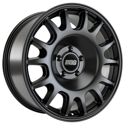 BBS TS-R 20x9in - 5x120 - 72.56 CB - ET30 - Satin Black Wheel thumbnail 2