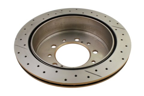 DBA 08-19 Lexus LX570 Rear Level 2 Rotor & Pad Kit (2x dbaDBA2723X, 1x dbaDB1857SP) thumbnail 1