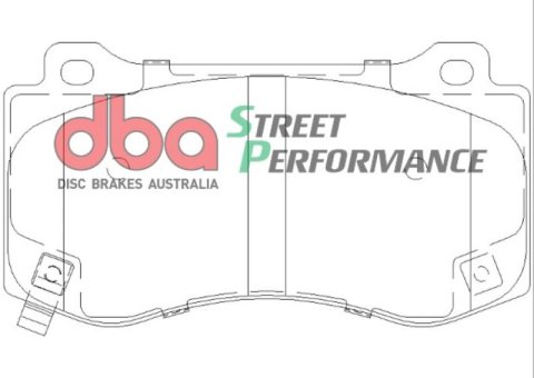 DBA 08-15 Dodge Challenger SRT8 Level 4 Rotor & Pad Kit (1x dbaDB2259SP, 2x dbaDBA42444S) thumbnail 1