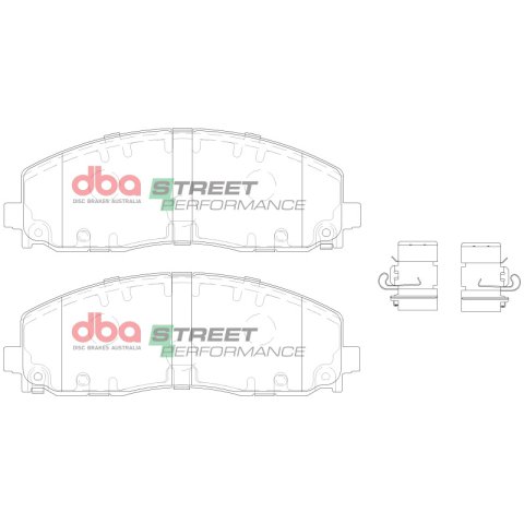 DBA 2018+ Jeep Wrangler JL 3.6L Front Rotor & Pad Kit Level 4 (2x dbaDBA43212S, 1x dbaDB15038SP)