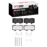 DFC 03-23 Toyota Tacoma Front Drill/Slot Black Rotors 5000 Adv Brake Pads w/Hardware (1x dfc1551-0976-01, 1x dfc633-76128L, 1x dfc633-76128R) thumbnail 1
