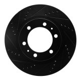 DFC 03-23 Toyota Tacoma Front Drill/Slot Black Rotors 5000 Adv Brake Pads w/Hardware (1x dfc1551-0976-01, 1x dfc633-76128L, 1x dfc633-76128R) thumbnail 2