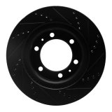 DFC 03-23 Toyota Tacoma Front Drill/Slot Black Rotors 5000 Adv Brake Pads w/Hardware (1x dfc1551-0976-01, 1x dfc633-76128L, 1x dfc633-76128R) thumbnail 5