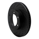 DFC 03-23 Toyota Tacoma Front Drill/Slot Black Rotors 5000 Adv Brake Pads w/Hardware (1x dfc1551-0976-01, 1x dfc633-76128L, 1x dfc633-76128R) thumbnail 7