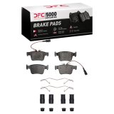 DFC 17-25 Alfa Romeo Giulia Rear Rotors with 5000 Advanced Brake Pads w/Hardware (1x dfc1551-1989-11, 2x dfc600-16013) thumbnail 1