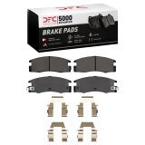 DFC 88-95 Isuzu Pickup Rear Rotors with 5000 Advanced Brake Pads w/Hardware (1x dfc1551-0398-01, 2x dfc600-37005) thumbnail 1