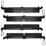 DFC 88-95 Isuzu Pickup Rear Rotors with 5000 Advanced Brake Pads w/Hardware (1x dfc1551-0398-01, 2x dfc600-37005) thumbnail 4