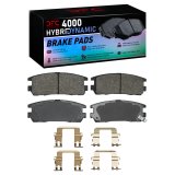 DFC 92-04 Acura SLX Rear Rotors w/4000 HybriDynamic Brake Pads w/Hardware (1x dfc4000-0580-01, 2x dfc600-37009) thumbnail 1