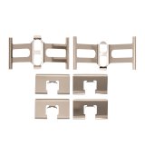 DFC 97-15 Acura CSX Rear Rotors with 5000 Advanced Brake Pads w/Hardware (1x dfc1551-0537-01, 2x dfc600-59024) thumbnail 9