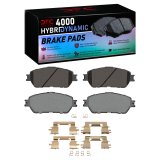 DFC 04-10 Toyota Camry Front Rotors w/4000 HybriDynamic Brake Pads w/Hardware (1x dfc4000-0906-11, 2x dfc600-76075) thumbnail 1