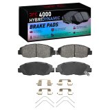 DFC 06-11 Honda Civic Front Geospec Rotors w/4000 HybriDynamic Brake Pads w/Hardware (1x dfc4000-1578-01, 2x dfc604-59030) thumbnail 1