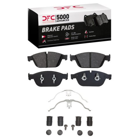 DFC 11-18 Audi A8 Quattro Front Geospec Rotors with 5000 Advanced Brake Pads w/Hardware (1x dfc1551-1546-01, 2x dfc604-73062) thumbnail 1