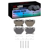 DFC 00-08 Pontiac Vibe Rear Geospec Rotors w/4000 HybriDynamic Brake Pads w/Hardware (1x dfc4000-0823-01, 2x dfc604-76069) thumbnail 1
