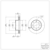 R1 09-24 Dodge Ram 2500 Front & Rear Carbon Coated Brake Rotor Set (2x dfc604-40110, 2x dfc604-40118) thumbnail 5