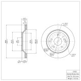 R1 88-94 Chevrolet Corvette Front & Rear Carbon Coated Brake Rotor Set (2x dfc604-47021, 2x dfc604-47022) thumbnail 9