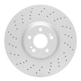 R1 14-21 Mercedes-Benz S560 Front & Rear GEO-Carbon Drilled Rotors w/Euro Ceramic Pads/Hardware (Bundled Kit) thumbnail 4