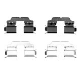 R1 14-19 Mercedes-Benz CLA250 Front & Rear GEO-Carbon Rotors w/Euro Ceramic Pads/Sensor/Hardware (Bundled Kit) thumbnail 1
