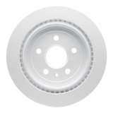 R1 08-15 Cadillac CTS Rear Carbon Coated Brake Rotor Set w/Optimum OE Pads and Hardware (2x dfc604-46024, 1x rnc2551-1337-01) thumbnail 3